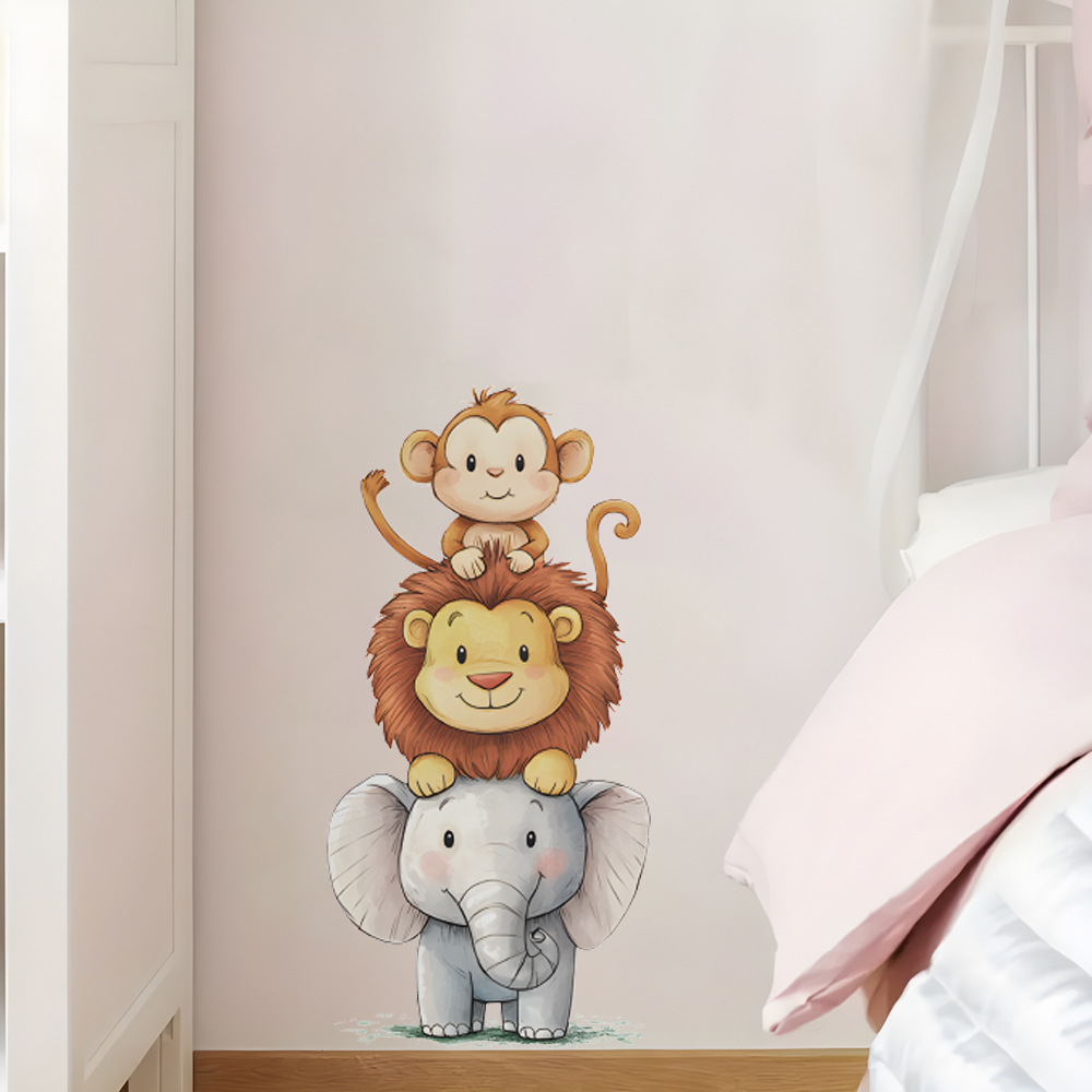 Baby Nursery Design - Cute Forest Animals Wall Stickers for