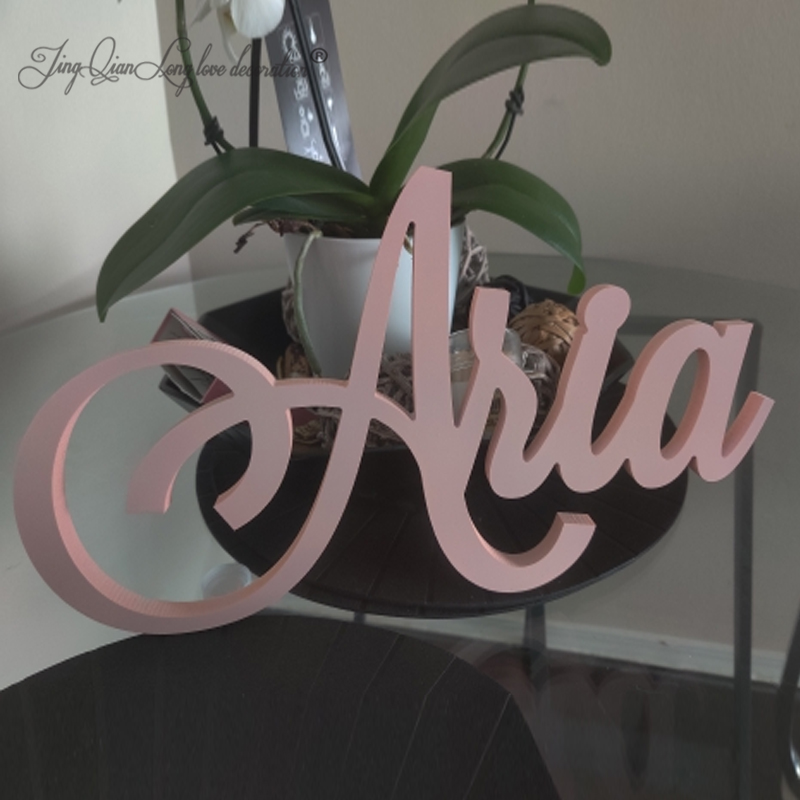 Baby Nursery Crib - Customized Name Sign Custom wooden Name