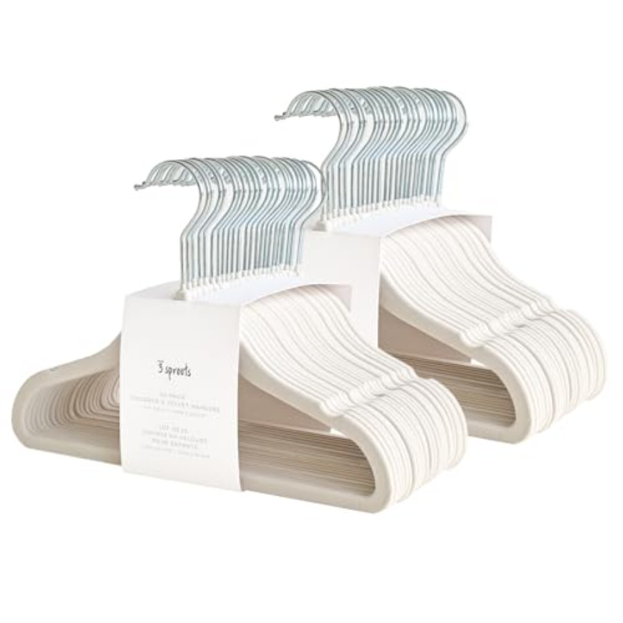 Baby Nursery Colors - Velvet Baby Hangers NonSlip Hangers for
