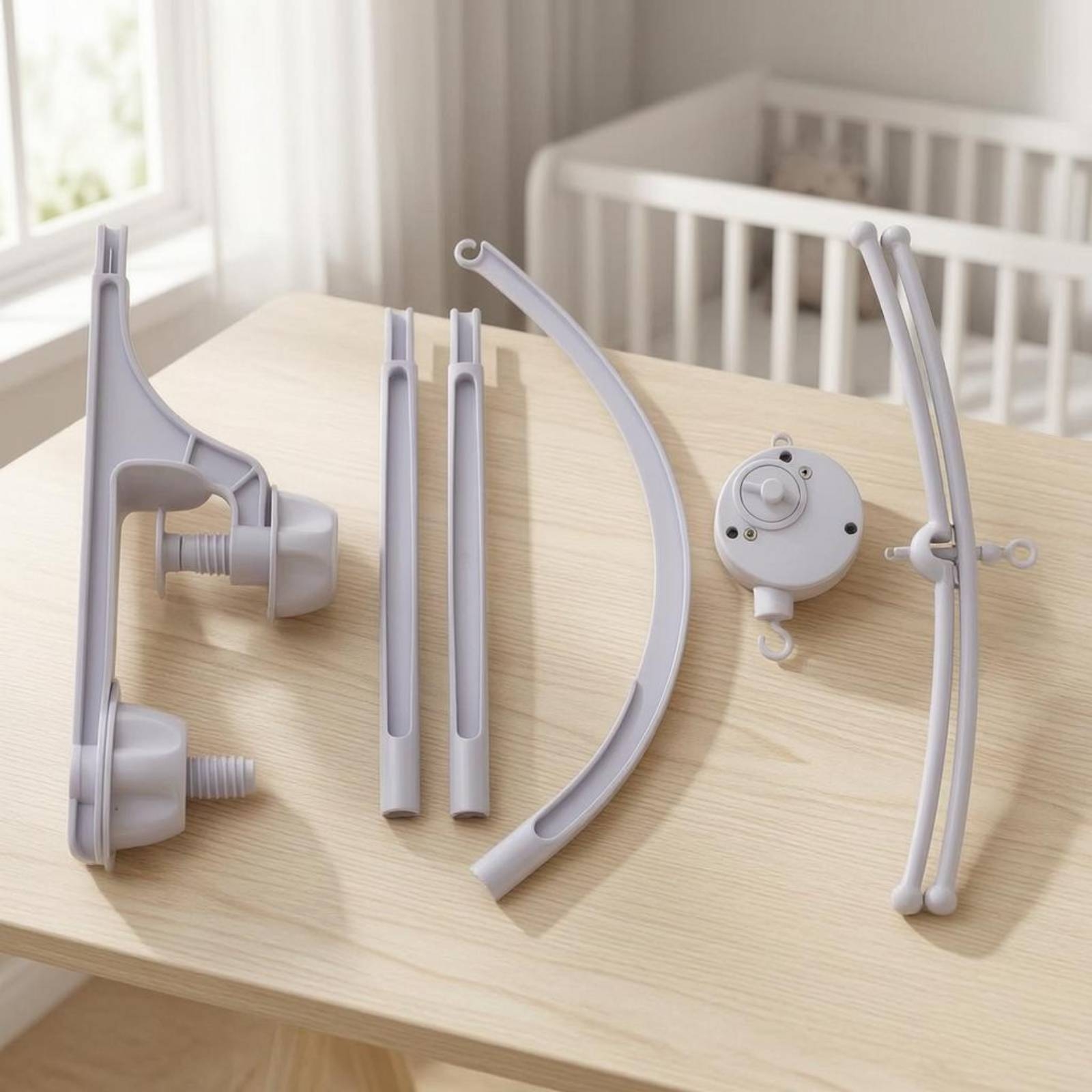 Baby Nursery Crib - Baby Crib Mobile Stand White Crib