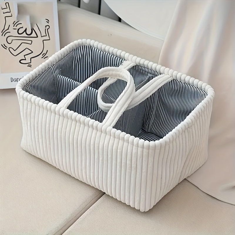 Diaper Caddy Organizer - Foldable Multi-Pocket Diaper Bag - Large