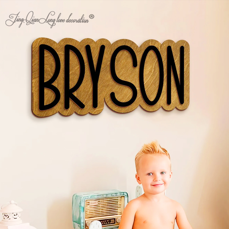 Baby Nursery Crib - Custom Wood Name Sign Nursery Name