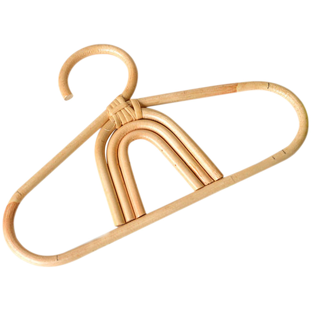 Baby Nursery Hangers - Rattan Baby Hanger Premium Woven Rattan