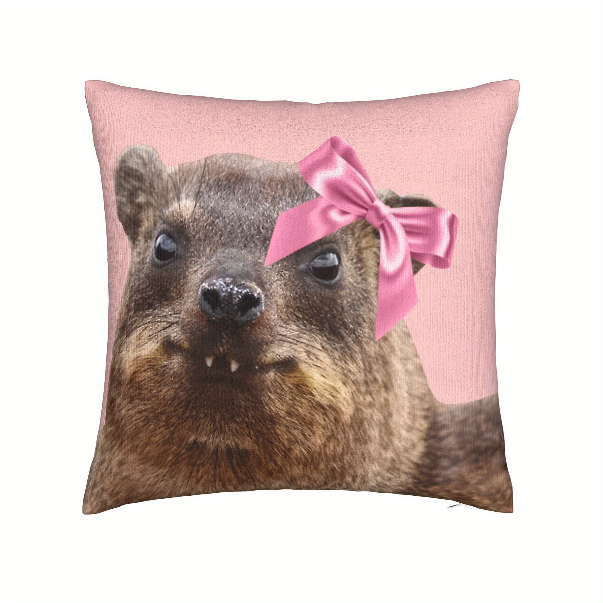Baby Nursery Cushion - Cute Raccoon Pillowcase Nursery Decor Cushion
