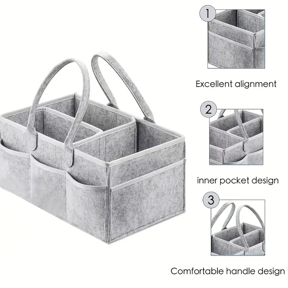 Baby Nursery Essentials - Baby Diaper Ball Bag Organizer Portable