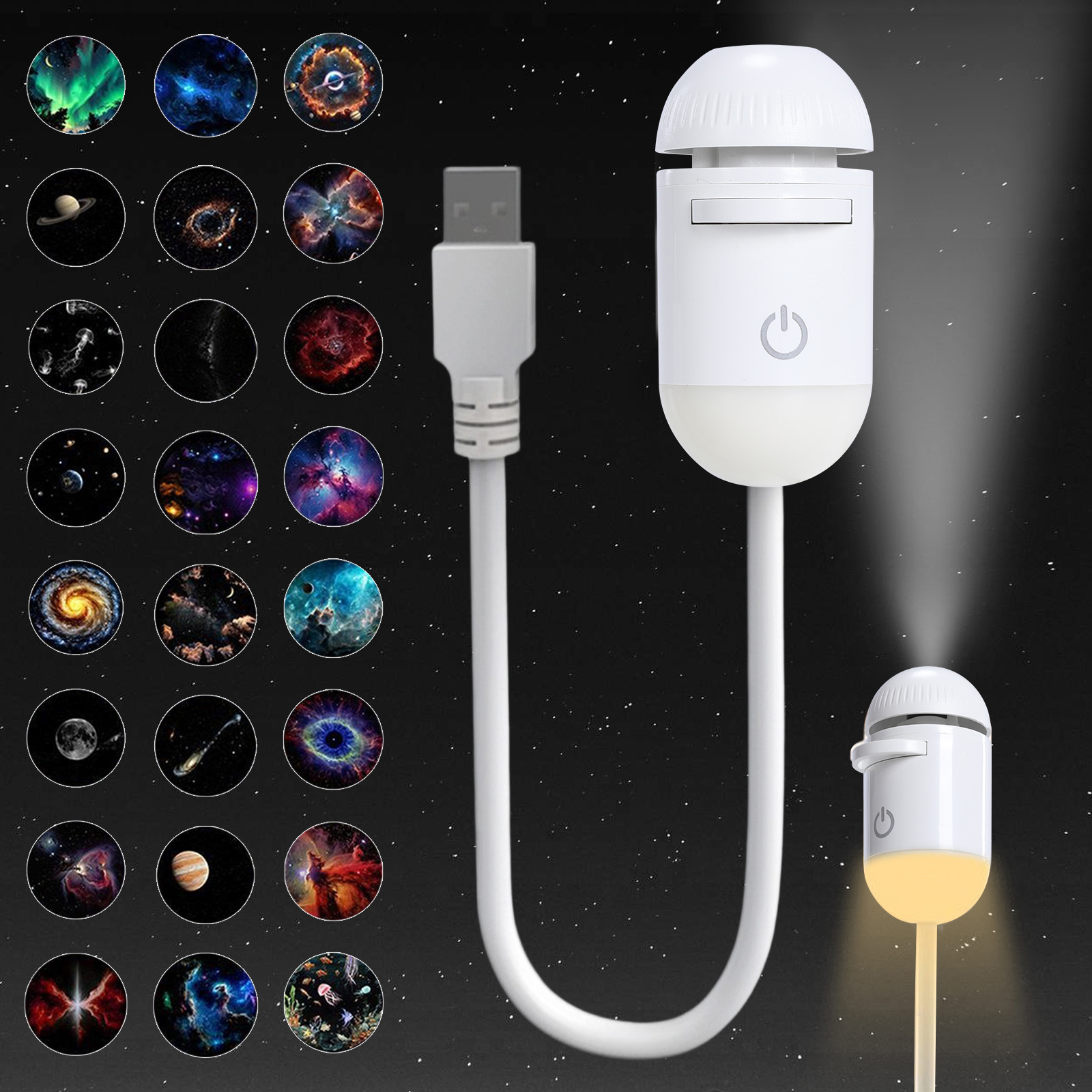 Night Light Projector Stars - Galaxy Star Projector Night Light Starry