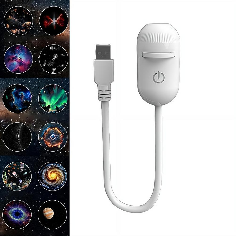 Night Light Projector Stars - 2 in 1 Mini Galaxy Star