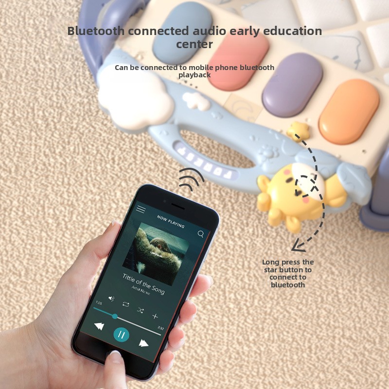 Kick Piano Play Gym for Babies - Crib Mobile Musical のレビューと価格