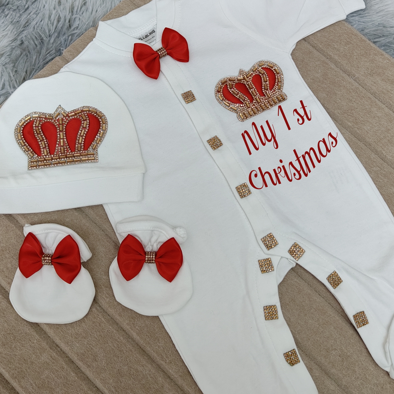 Dollbling Pearly Crown Onederf - Baby Nursery Outfits のレビューと価格