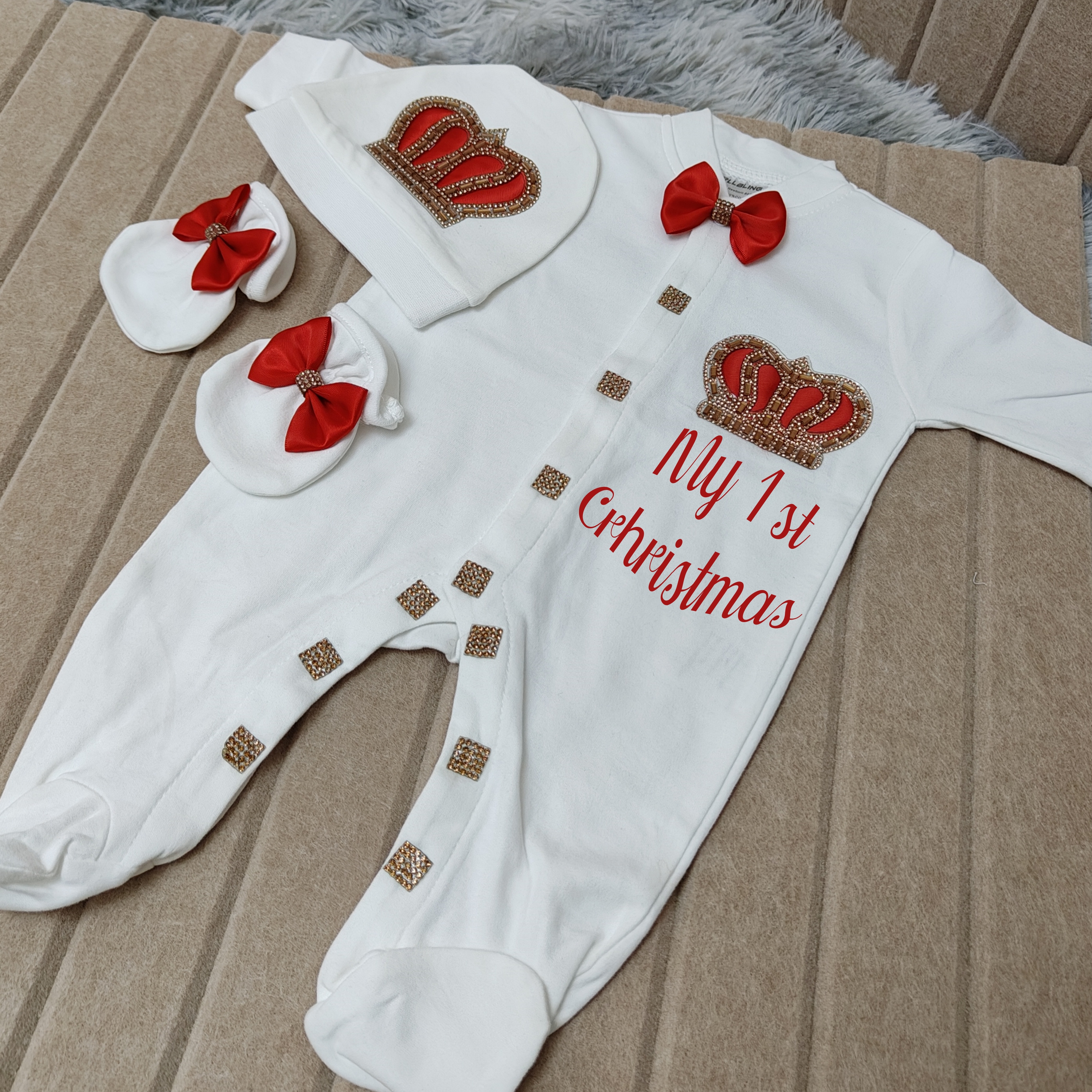 Dollbling Pearly Crown Onederf - Baby Nursery Outfits のレビューと価格