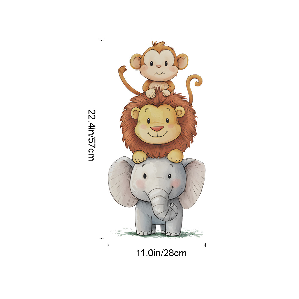 Cute Forest Animals Wall Stick - Baby Nursery Design のレビューと価格