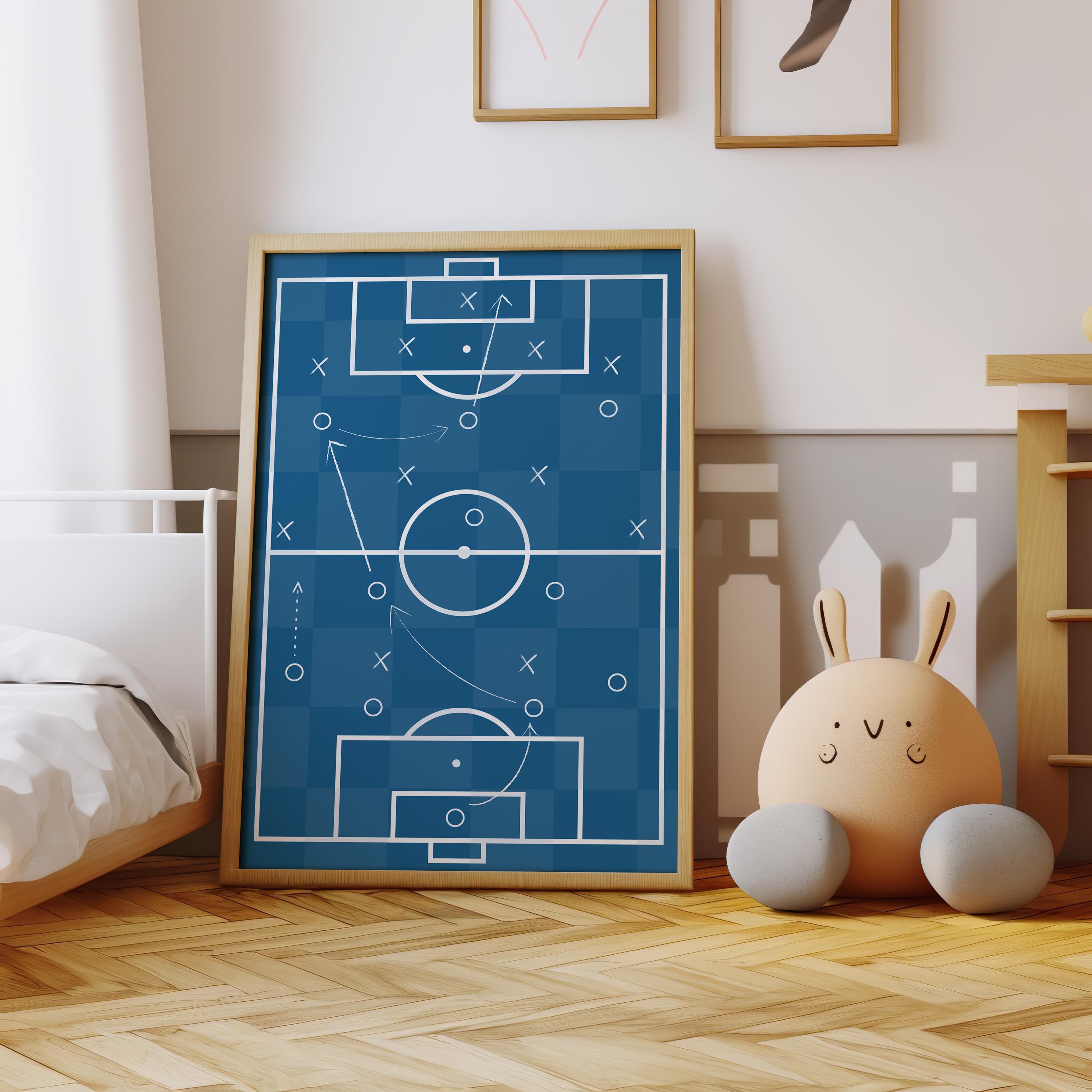 Custom Soccer Wall Art Set Aff - Baby Nursery Wall Art のレビューと価格