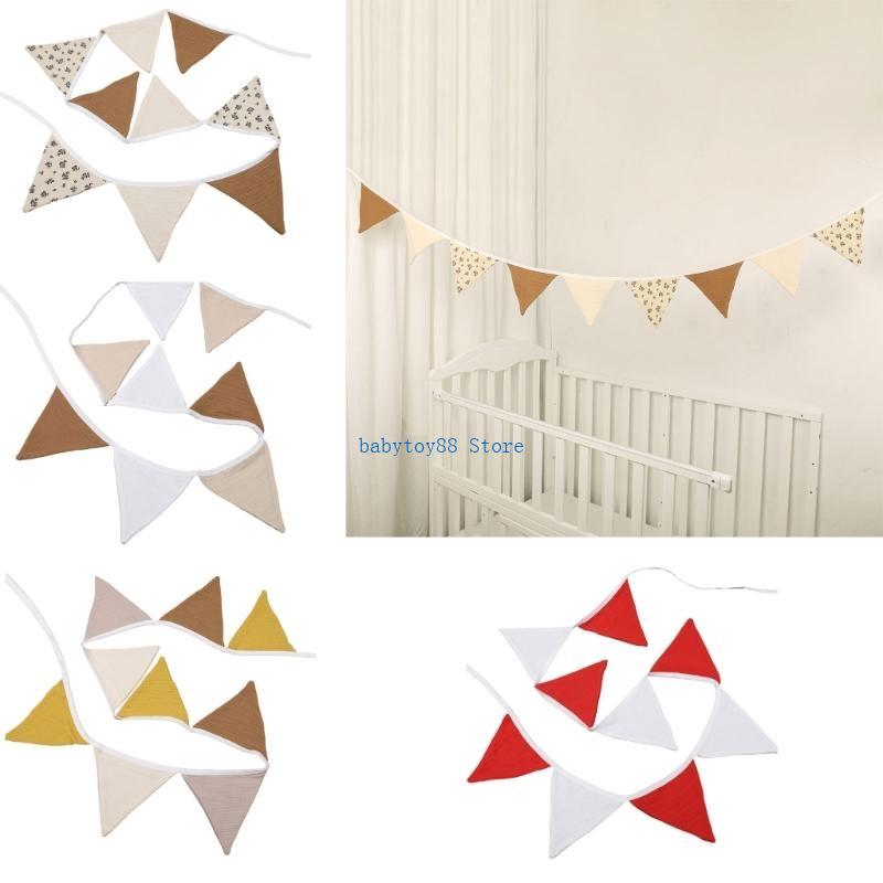 Y4UD Modern Triangle Garlands  - Baby Nursery Garland のレビューと価格