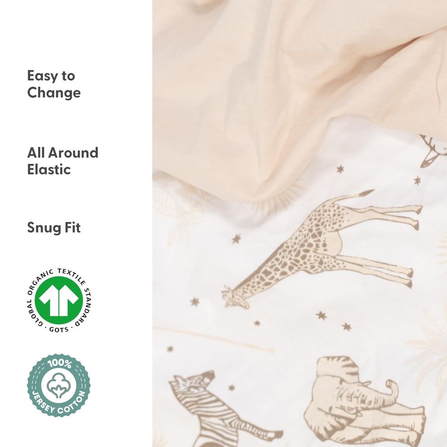 Peanutshell 4Pack Organic Fitt - Baby Nursery Crib のレビューと価格