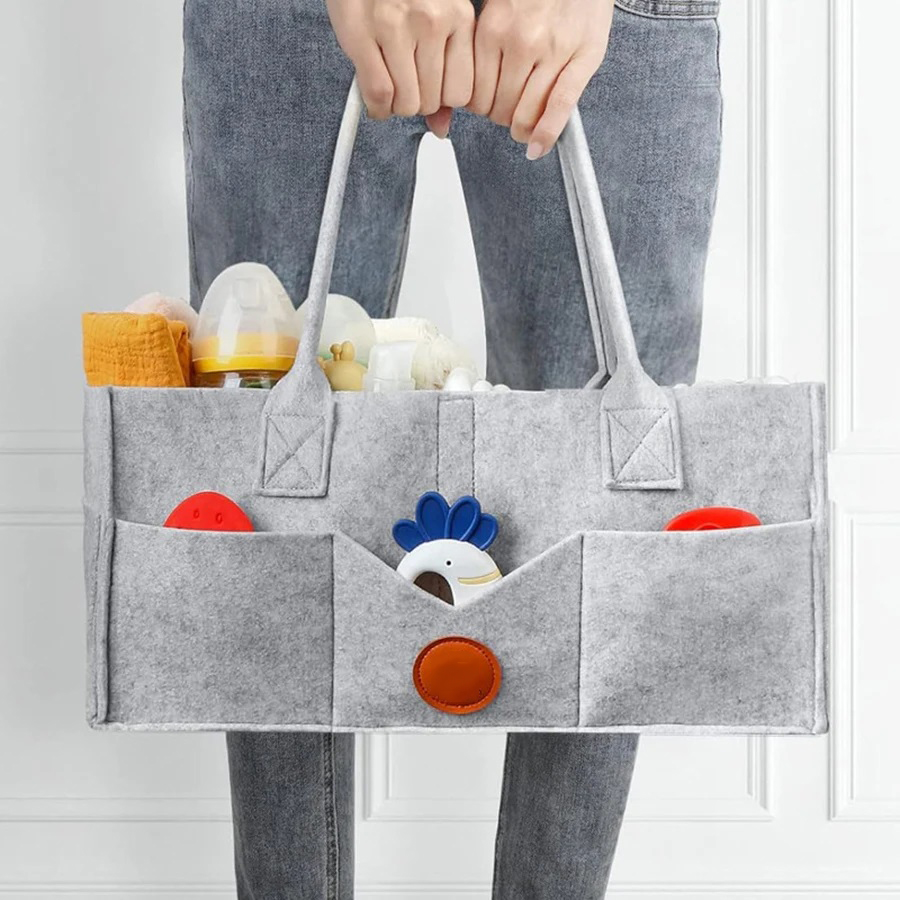 Children's Felt Diaper Storage - Diaper Caddy Organizer のレビューと価格
