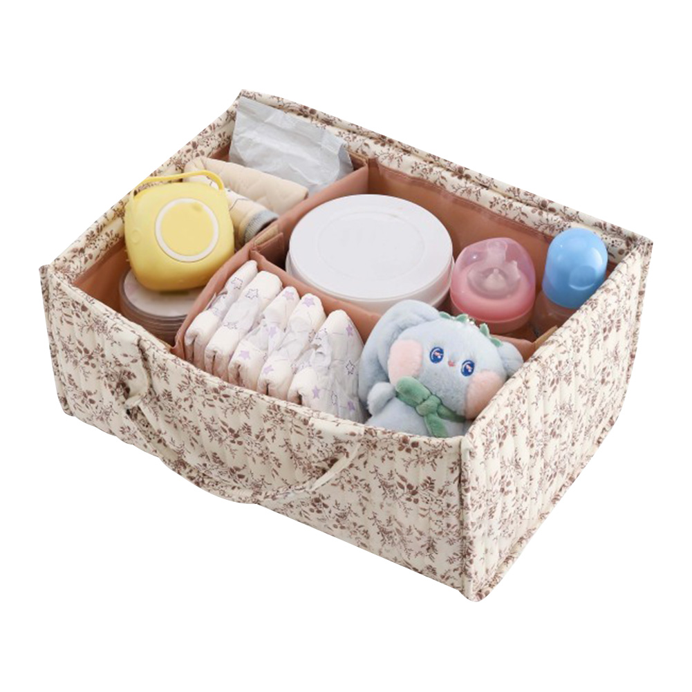 Floral Nursery Storage Basket  - Baby Nursery Essentials のレビューと価格