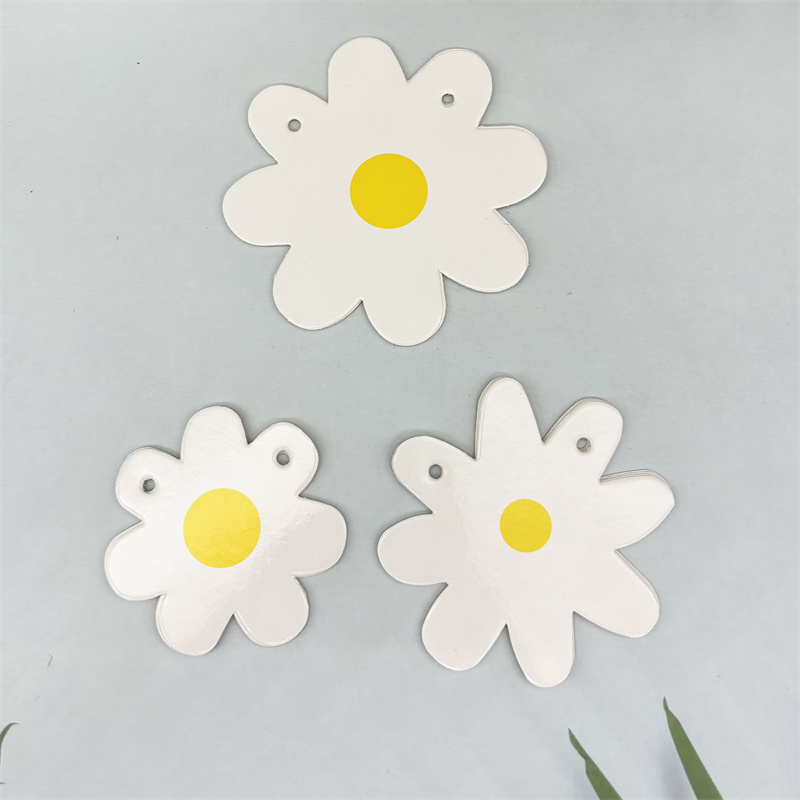 1Set White Daisy Flower Banner - Baby Nursery Garland のレビューと価格