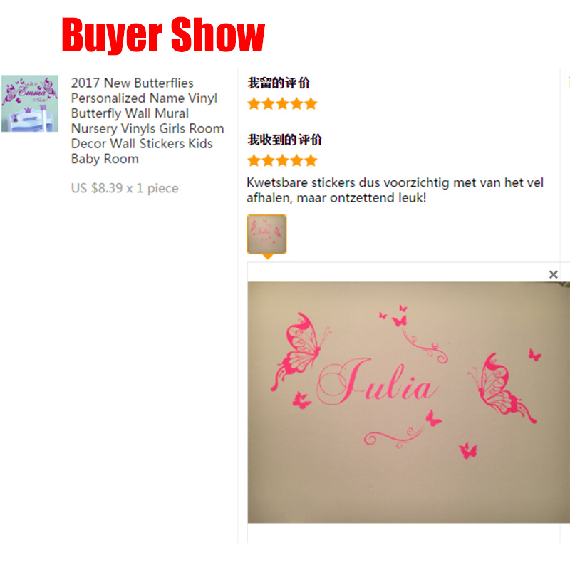 New Butterflies Personalized N - Baby Nursery Design のレビューと価格