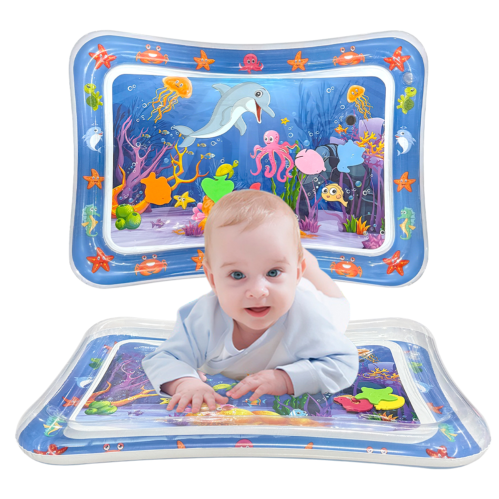1pc Blue Dolphin Inflatable PV - Baby Nursery Cushion のレビューと価格