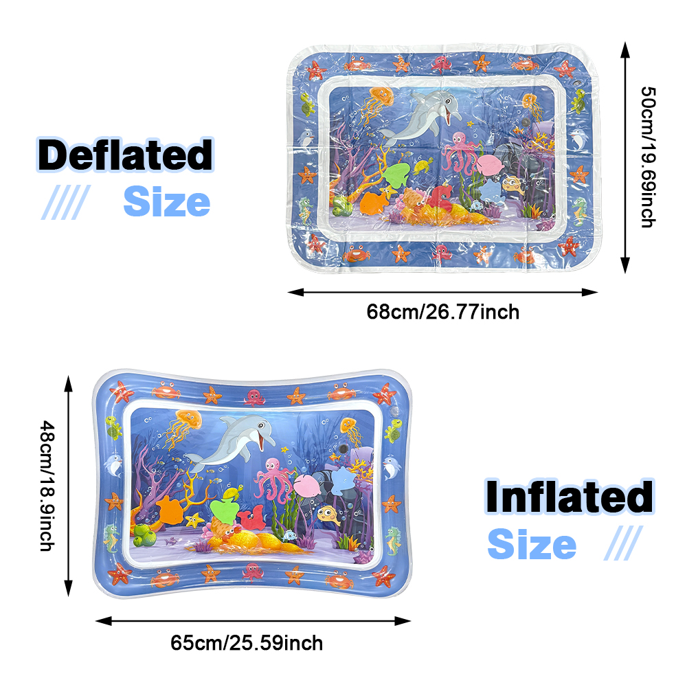 1pc Blue Dolphin Inflatable PV - Baby Nursery Cushion のレビューと価格
