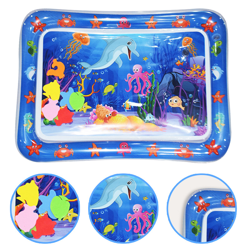 1pc Blue Dolphin Inflatable PV - Baby Nursery Cushion のレビューと価格