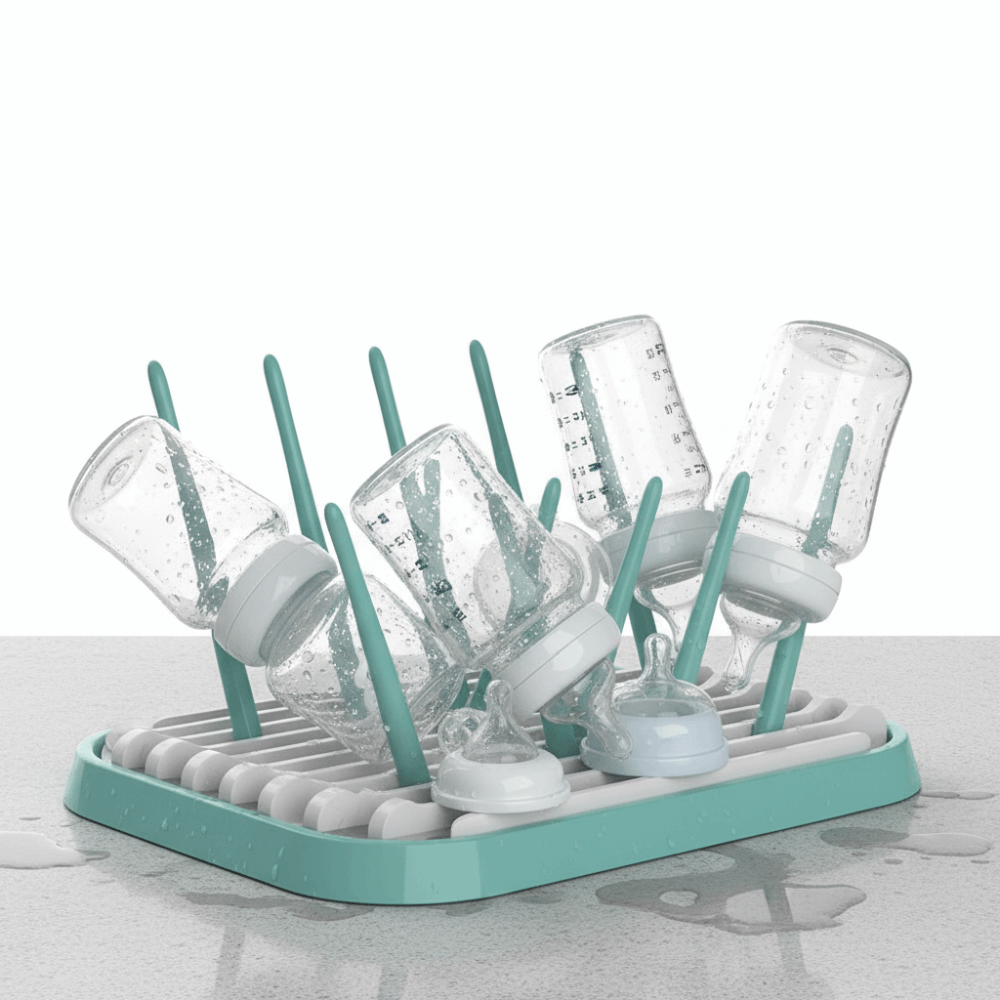 Foldable Baby Bottle Drying Ra - Baby Nursery Essentials のレビューと価格