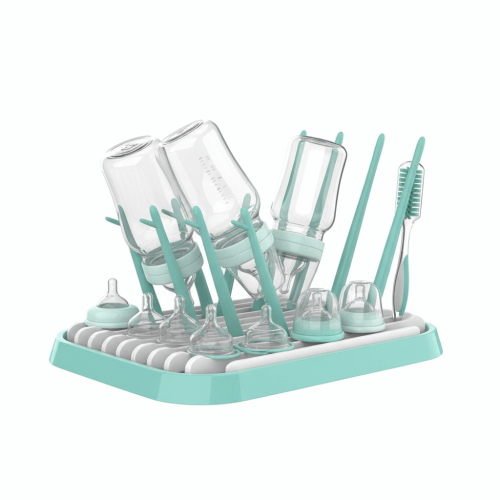 Foldable Baby Bottle Drying Ra - Baby Nursery Essentials のレビューと価格