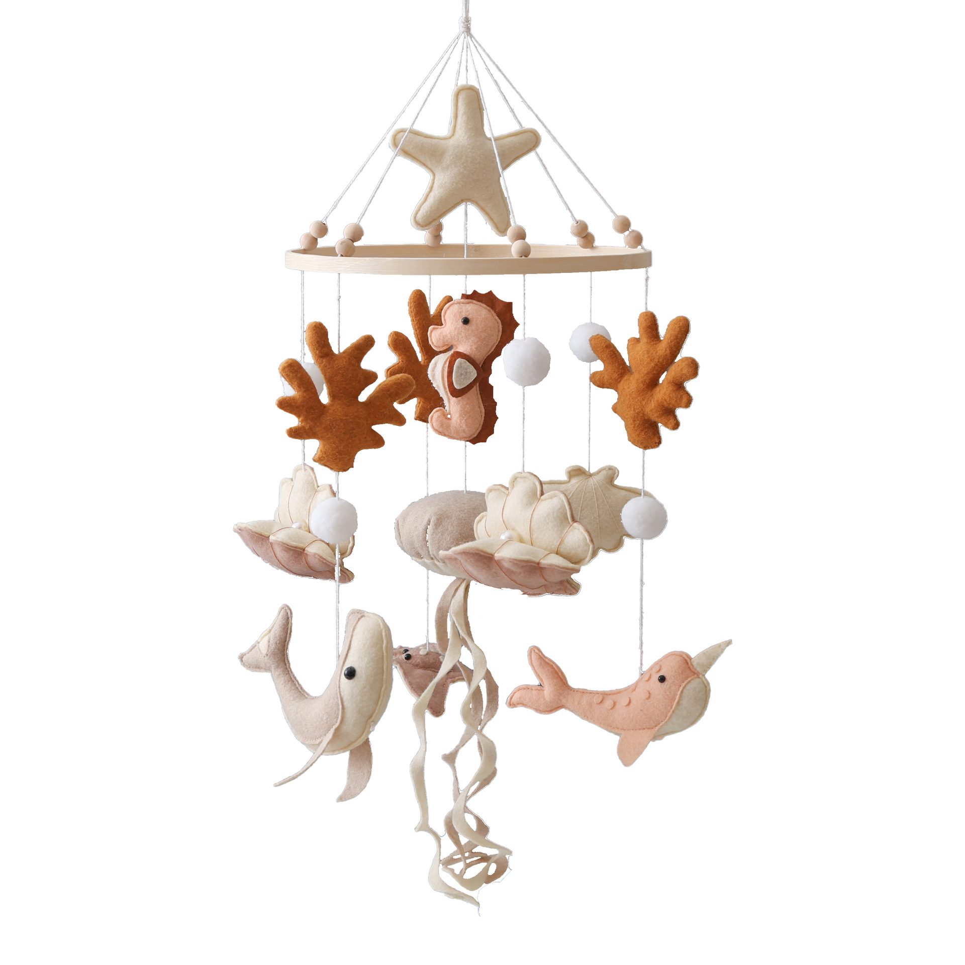 Wooden Crib Mobile Baby Bed Be - Crib Mobile Musical のレビューと価格