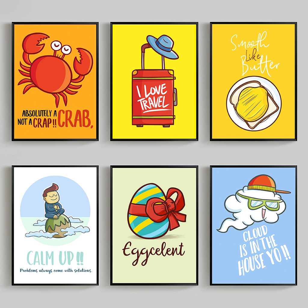 Cartoon Nursery Wall Art, Funn - Baby Nursery Quotes Wall Art のレビューと価格