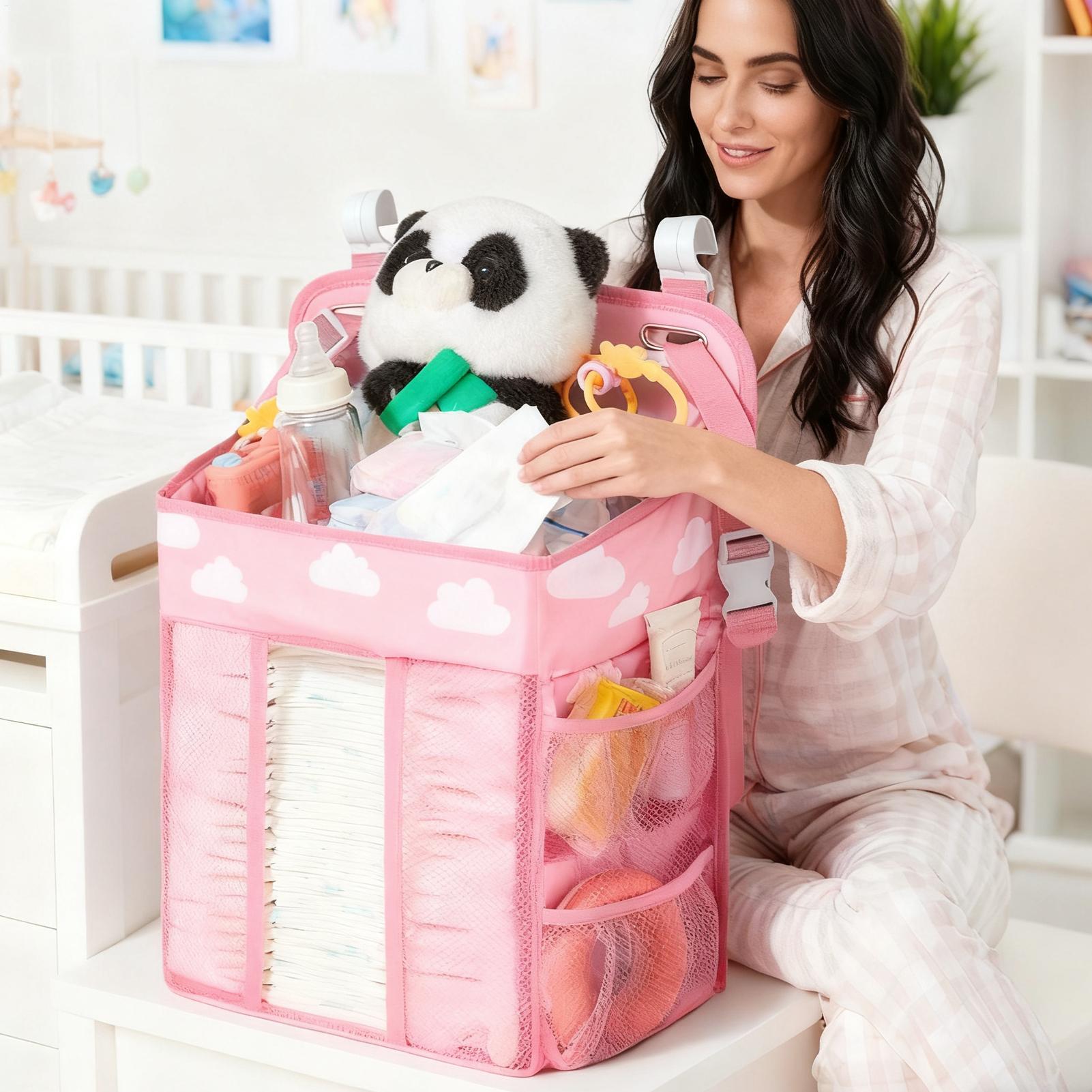 Crib Diaper Organizer Waterpro - Baby Nursery Crib のレビューと価格