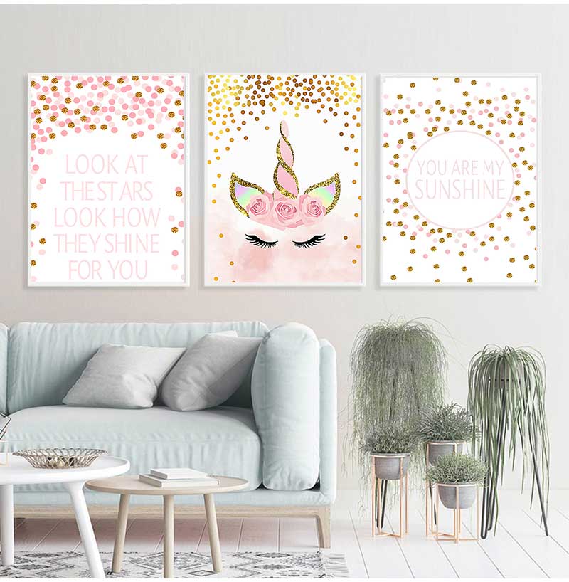 Decorative Picture Baby Girl B - Baby Nursery Quotes Wall Art のレビューと価格