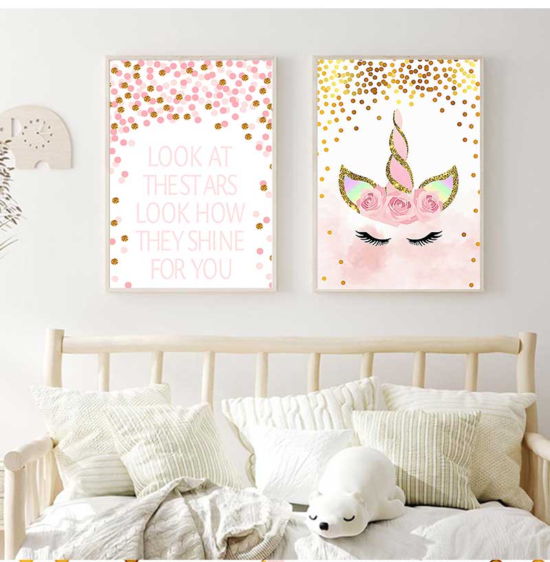 Decorative Picture Baby Girl B - Baby Nursery Quotes Wall Art のレビューと価格