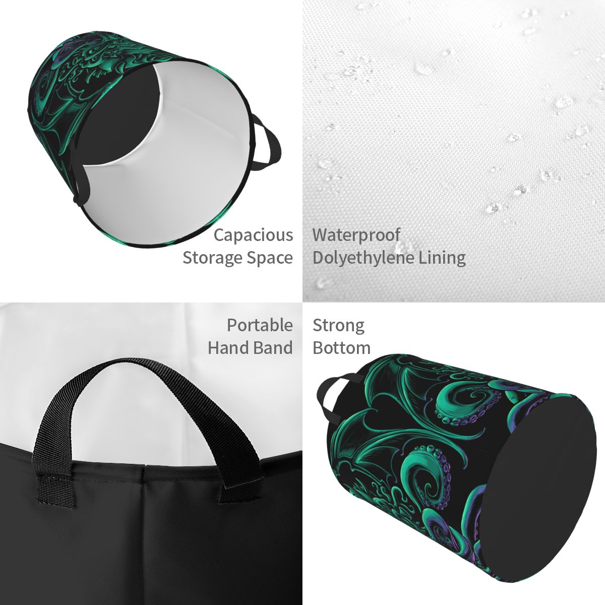 Custom Cthulhu Cool H.P. Lovec - Baby Nursery Laundry Basket のレビューと価格