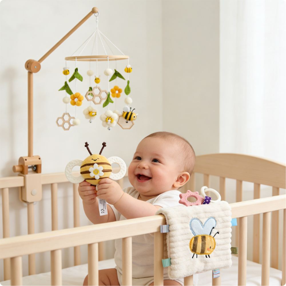 Baby Crib Mobile Rattle Toy Fo - Crib Mobile Musical のレビューと価格