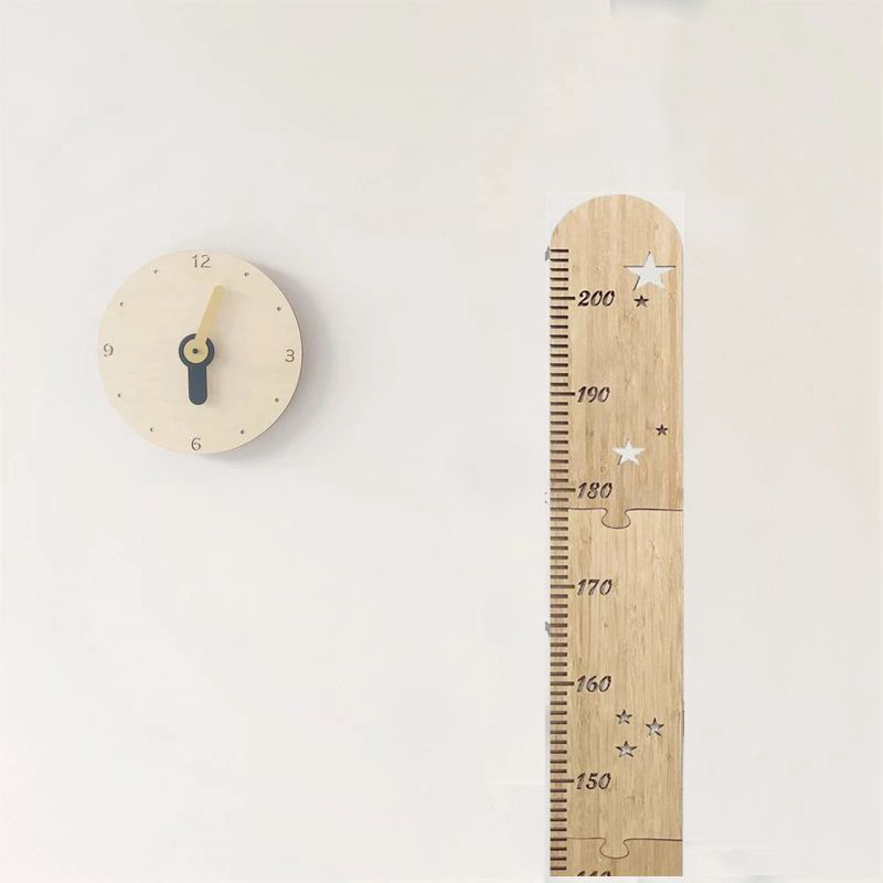 5 Sheets Nordic Wooden Kids He - Growth Chart Ruler のレビューと価格