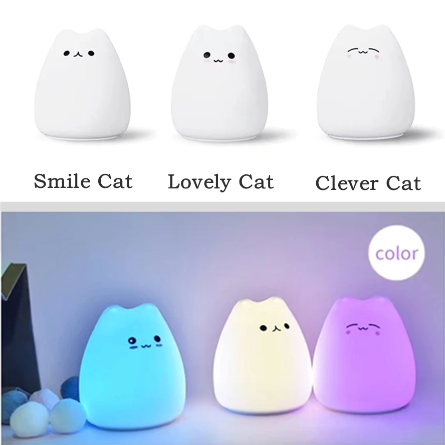 LED Nigh tlight 7 Colors Soft  - Baby Nursery Colors のレビューと価格