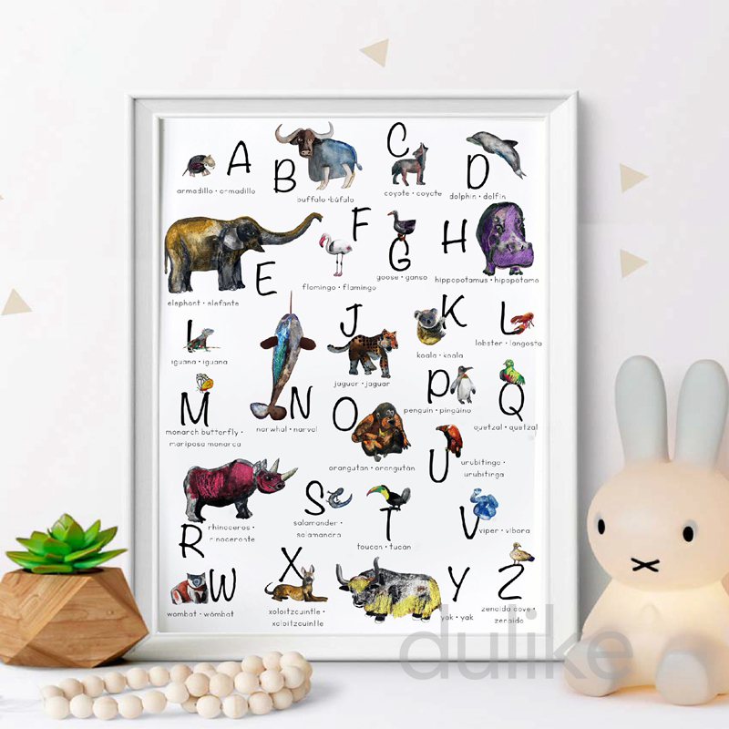 Spanish Kids Bedroom Art Decor - Baby Nursery Quotes Wall Art のレビューと価格