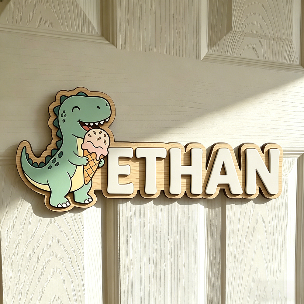 Whimsical Ice Cream Dinosaur C - Baby Nursery Usa のレビューと価格
