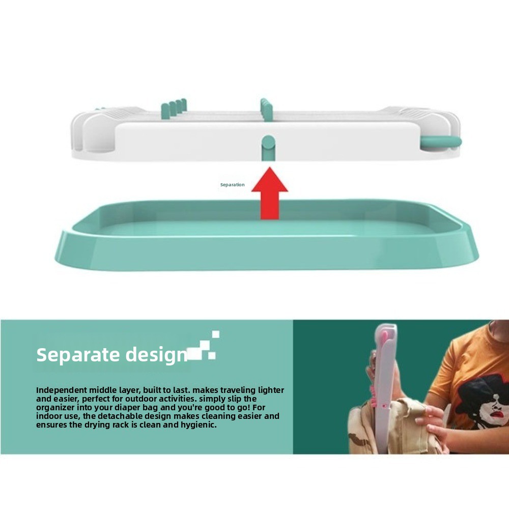 Foldable Baby Bottle Drying Ra - Baby Nursery Essentials のレビューと価格