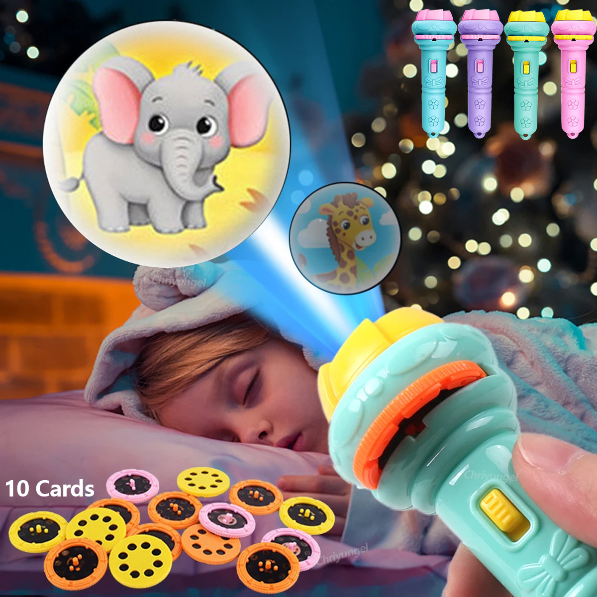 Kids Projector Torch with 10 S - Night Light Projector Stars のレビューと価格