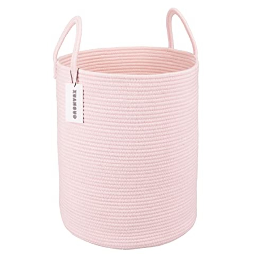 Cotton Rope Laundry Basket Ham - Baby Nursery Laundry Basket のレビューと価格