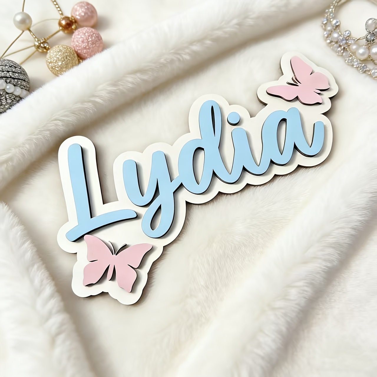 Personalized Blue & Pink Butte - Baby Nursery Usa のレビューと価格