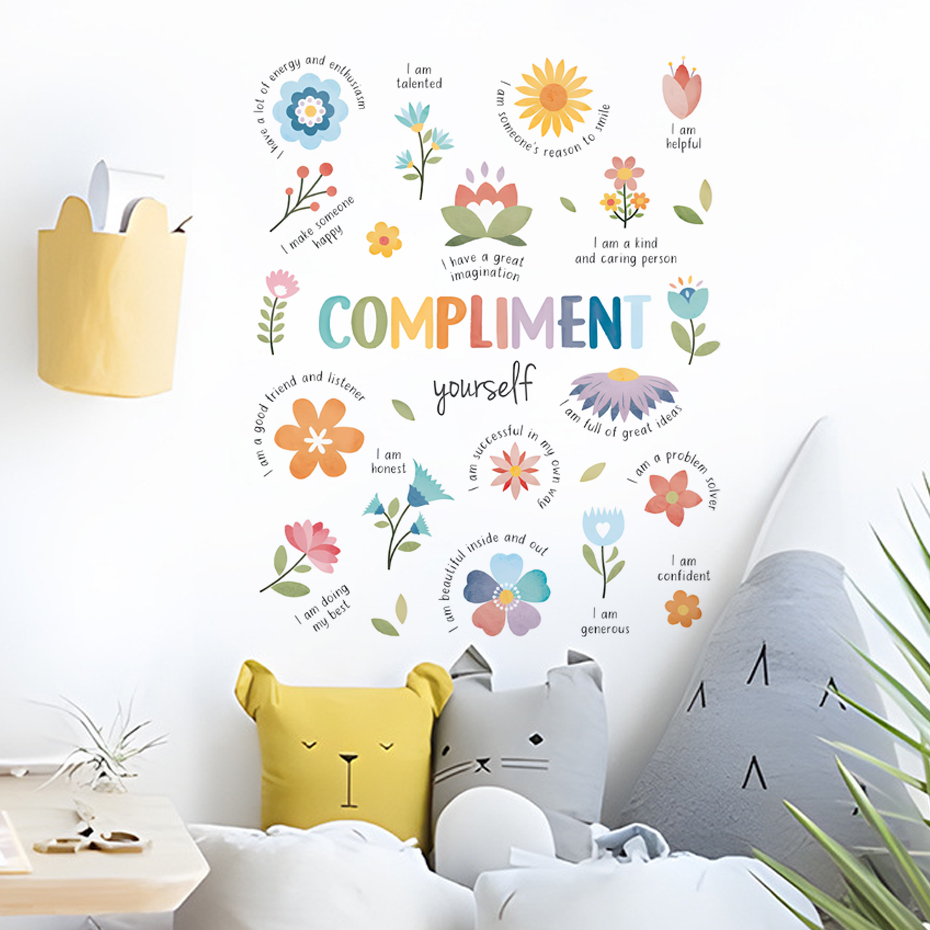 English colorful inspirational - Baby Nursery Quotes Wall Art のレビューと価格