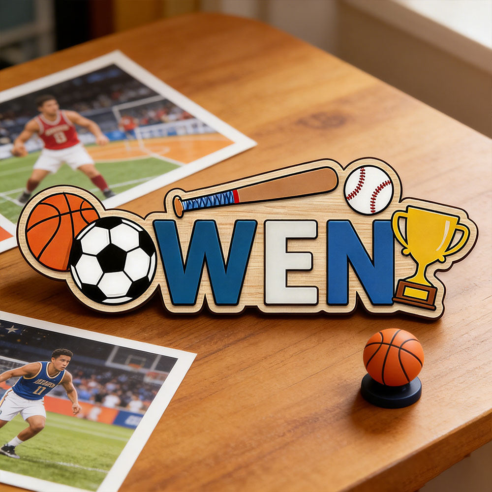 Custom Basketball Soccer Baseb - Baby Nursery Usa のレビューと価格