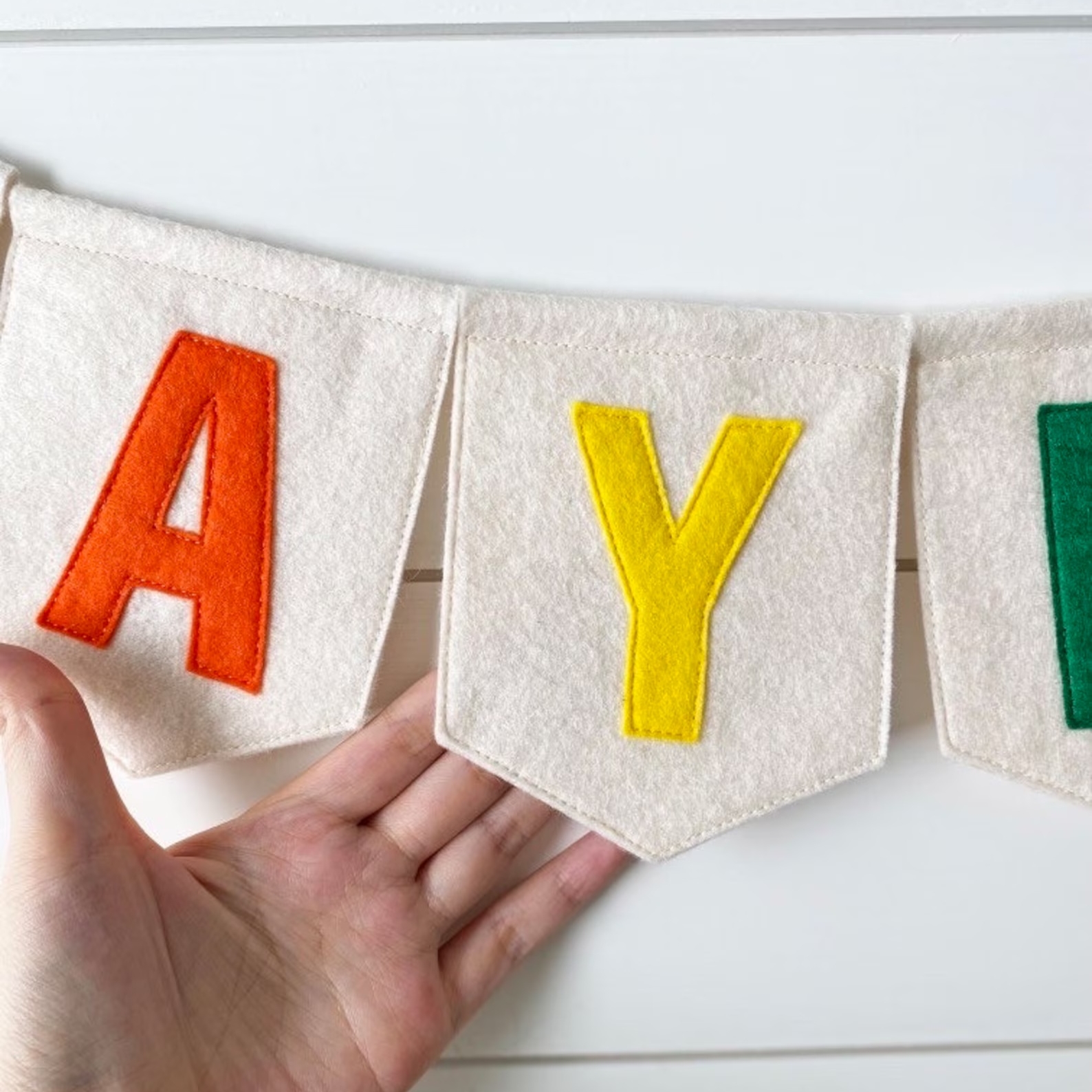 Personalized Felt Letter Banne - Baby Nursery Garland のレビューと価格