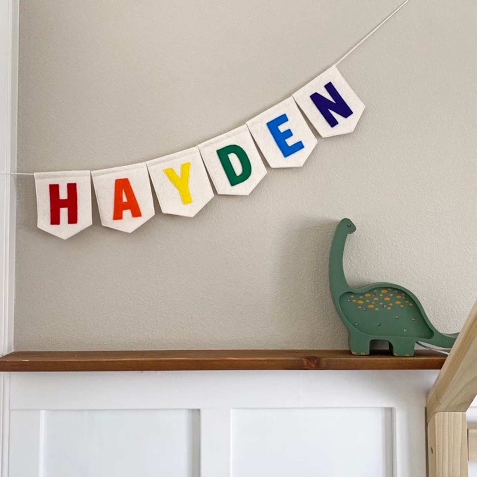 Personalized Felt Letter Banne - Baby Nursery Garland のレビューと価格