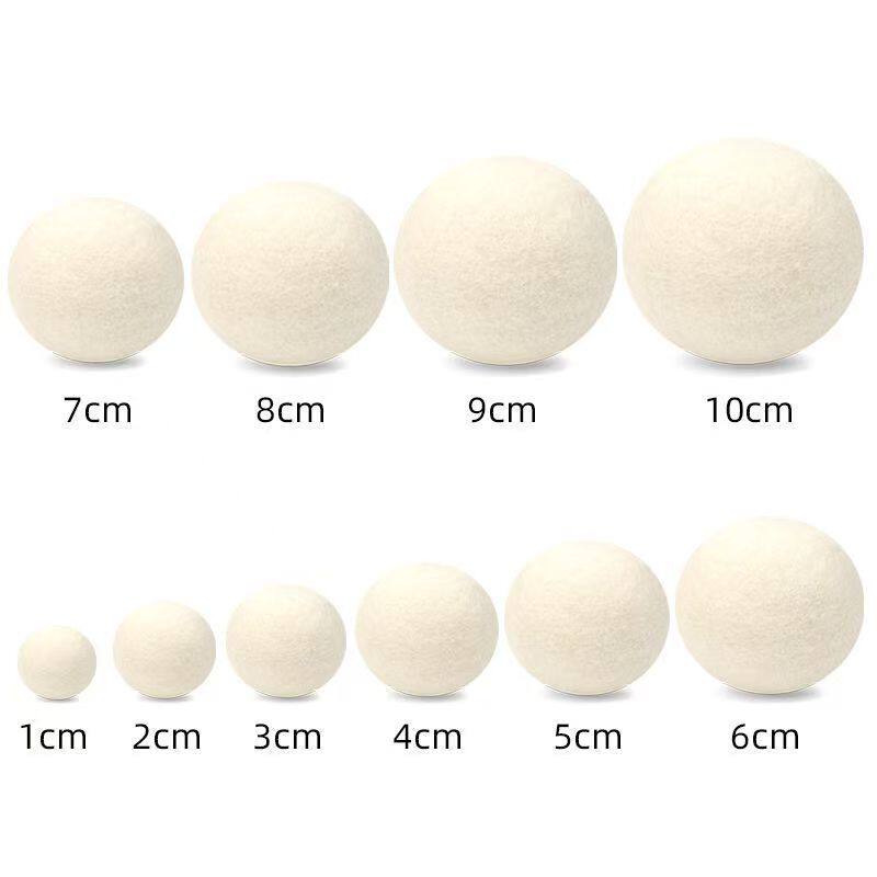 1-10pcs 1cm-10cm White Wool Fe - Baby Nursery Garland のレビューと価格