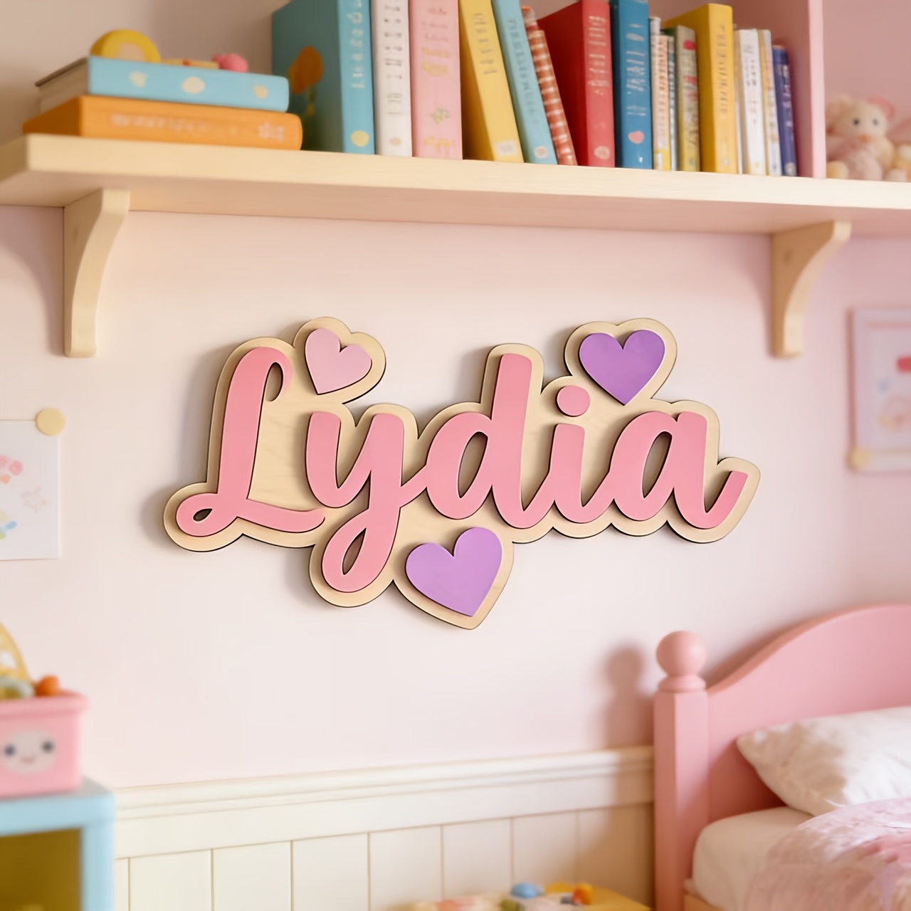 Personalized Gradient Heart Na - Baby Nursery Usa のレビューと価格