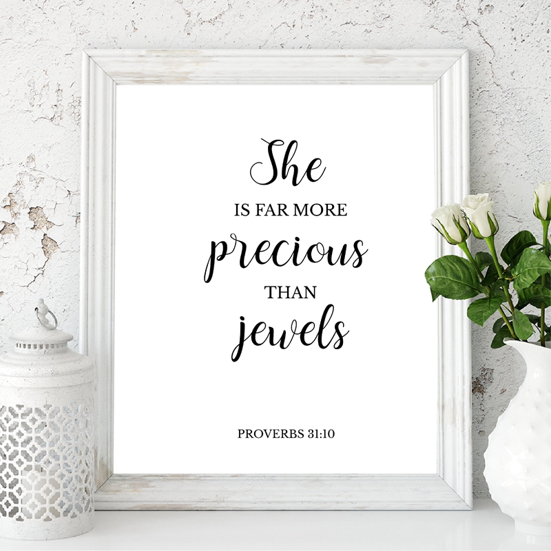 Bible Verses Quote Christian W - Baby Nursery Quotes Wall Art のレビューと価格