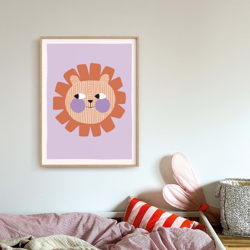 Cartoon Cute Animals Illustrat - Baby Nursery Wall Art のレビューと価格